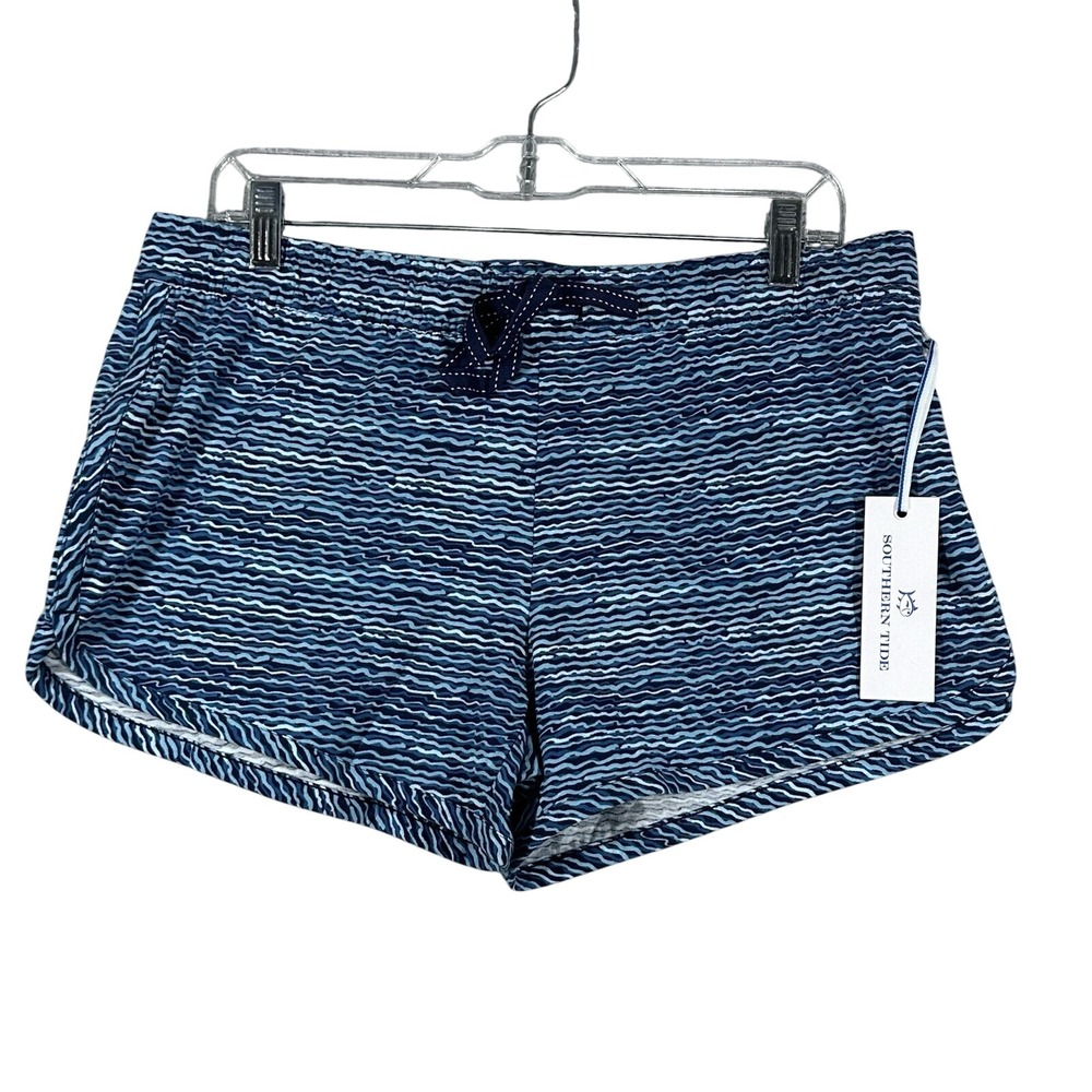 Southern Tide Geo Print Coastal Shorts Small UPF Protec